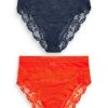 Next Damen 2 PACK - Panties - Red Blue
