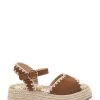 Next Kinder Riemensandalette - Tan Brown Leather Embroidered