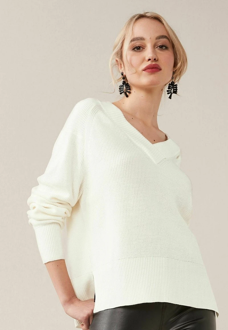 Next Damen Strickpullover - White 1 Next Damen Strickpullover - White
