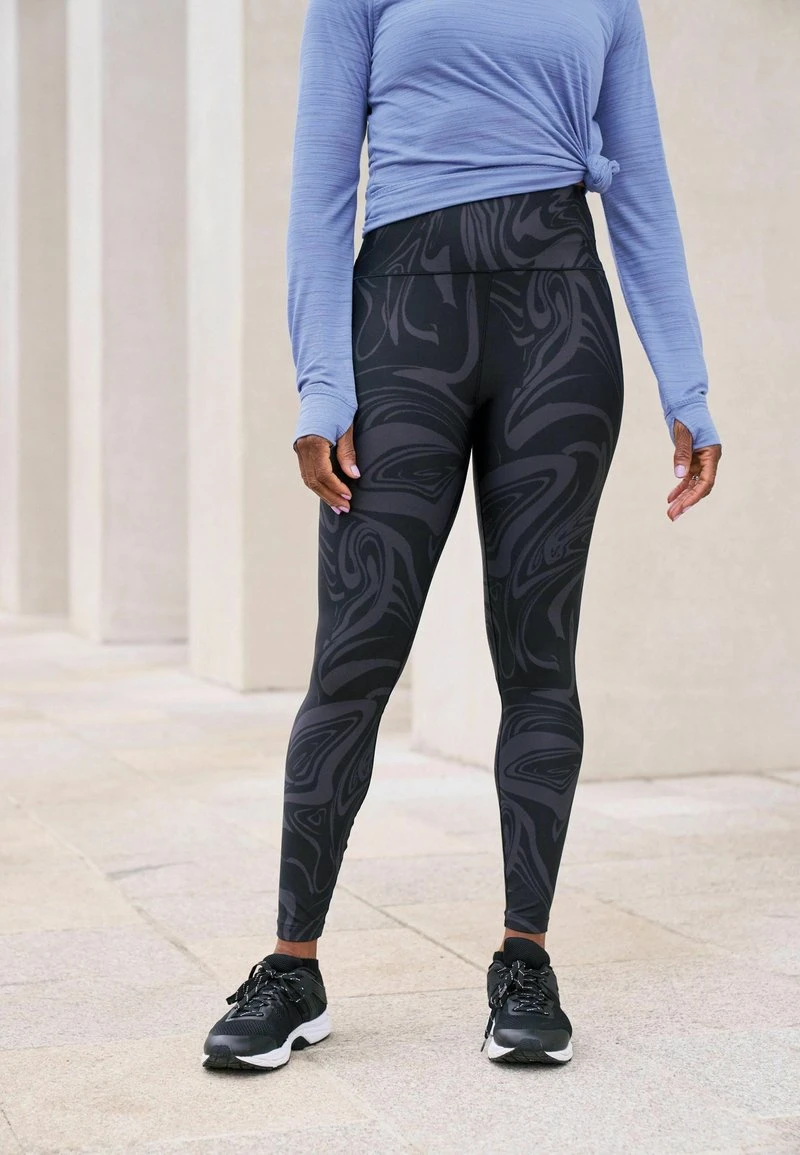 Next Damen Tights - Metallic Black 2 Next Damen Tights - Metallic Black – Bild 2