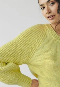 Next Damen VOOP NECK - Strickpullover - Green -Next Verkäufe 2022 73cb0f242cd0406f81a62811d844ec52