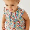 Next Kinder COLLAR - Bluse - Red Blue Ditsy