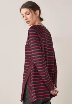 Next Damen SIDE SPLIT LONG SLEEVE - Langarmshirt - Blue -Next Verkäufe 2022 7466451c873e453080e5b0322beafbf4