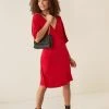 Next Damen VOLUME SLEEVE - Freizeitkleid - Red