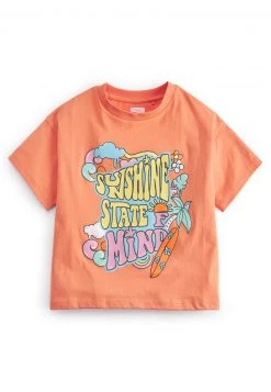 Next Kinder SUNSHINE STATE OF MIND SLOGAN - T-Shirt Print - Apricot Orange -Next Verkäufe 2022 74b84878863041cb98f0f94e6893477b