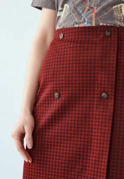 Next Damen Wickelrock - Dark Red -Next Verkäufe 2022 74ec470143574e33bc3f5aea86643cd1