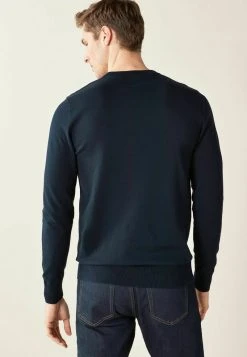 Next RICH - Strickpullover - Dark Blue | Herren -Next Verkäufe 2022 7520cb42ceea4441afb48611a3181420