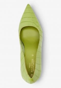 Next Pumps - Green Croc | Damen -Next Verkäufe 2022 76557043d90e410f94c615b5ea3d34ae