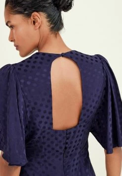 Next Damen FLUTTER SLEEVE MIDI - Freizeitkleid - Dark Blue -Next Verkäufe 2022 7687bb91655542a5b1e1888d4a9008a5