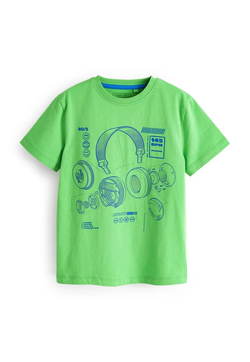 Next Kinder GRAPHIC - T-Shirt Print - Green 1 Next Kinder GRAPHIC - T-Shirt Print - Green