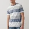 Next Herren T-Shirt Print - Grey Blue