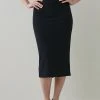 Next Damen MIDI - Bleistiftrock - Black