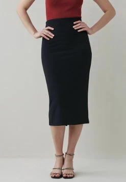 Next Damen MIDI - Bleistiftrock - Black