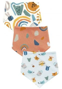 Next Unisex 3 PACK - Lätzchen - Rust Brown Animal