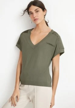 Next Damen Bluse - Khaki