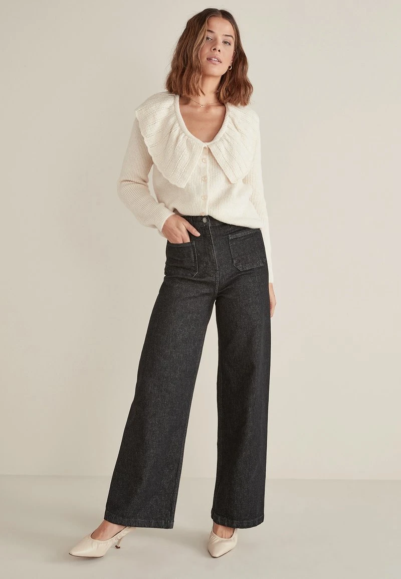 Next Damen Strickjacke - Off-white 2 Next Damen Strickjacke - Off-white – Bild 2