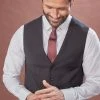 Next Herren SIGNATURE PLAIN SUIT: WAISTCOAT - Anzugweste - Black