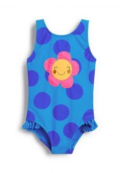 Next Kinder APPLIQUÉ CHARACTER - Badeanzug - Blue Grey