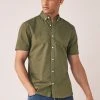Next Herren STRETCH OXFORD - Hemd - Khaki