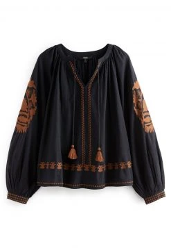 Next Damen TASSEL NECK DETAIL KAFTAN - Bluse - Black And Tan 9 Next Damen TASSEL NECK DETAIL KAFTAN - Bluse - Black And Tan -Next Verkäufe 2022 7881ffea42b5466d9488be67565d32fd