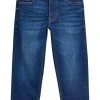Next Kinder Jeans Relaxed Fit - Mottled Royal Blue