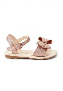 Next Kinder BOW OCCASION - Riemensandalette - Rose Gold Pink Glitter
