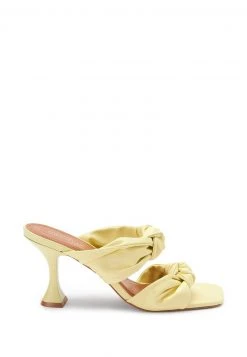 Next Damen Pantolette Hoch - Yellow