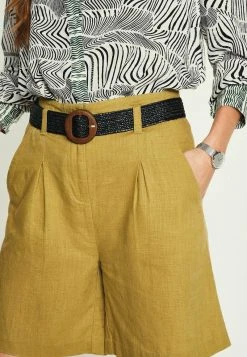 Next Damen BELTED - Shorts - Green 8 Next Damen BELTED - Shorts - Green -Next Verkäufe 2022 7949965a794243358542034a964d0104