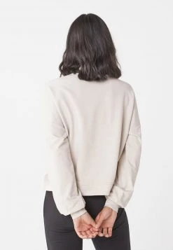 Next Damen MODAL CROP - Sweatshirt - Off White