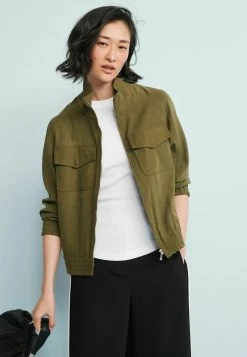 NEXT FRONT POCKET UTILITY - Leichte Jacke - Khaki Green | Damen -Next Verkäufe 2022 79b5a7522a4c411bbe625a28b6cd387d