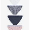 Next Damen RICH LOGO KNICKERS FOUR PACK HIGH LEG - Slip - Pink