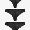 Next Damen 3 PACK - String - Black