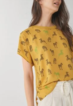 Next Damen T-Shirt Print - Ochre -Next Verkäufe 2022 7a5503341fc64d89b223eab963e1d842