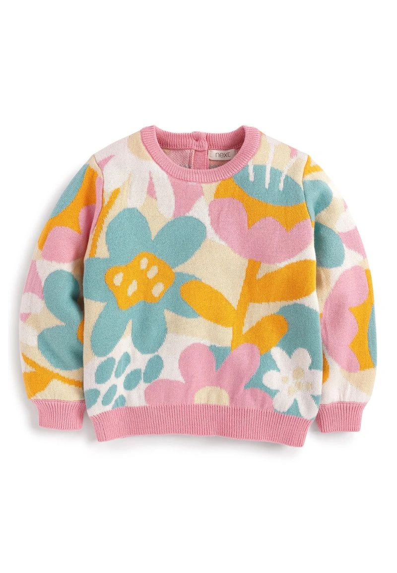 Next Kinder Strickpullover - Pink Blue 1 Next Kinder Strickpullover - Pink Blue