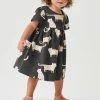 Next Kinder Jerseykleid - Black Animal Character