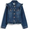 Next Kinder FRILL - Jeansjacke - Dark Blue