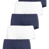 Next Damen NAVY/WHITE MIDI COTTON KNICKERS FIVE PACK - Panties - Blue