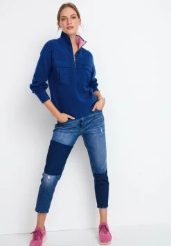 Next Damen Strickpullover - Dark Blue