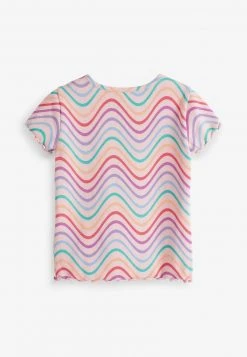 Next Kinder SHORT SLEEVE RICH - T-Shirt Basic - Rainbow Wave -Next Verkäufe 2022 7befe32d10214db6897f496bf7dbf578