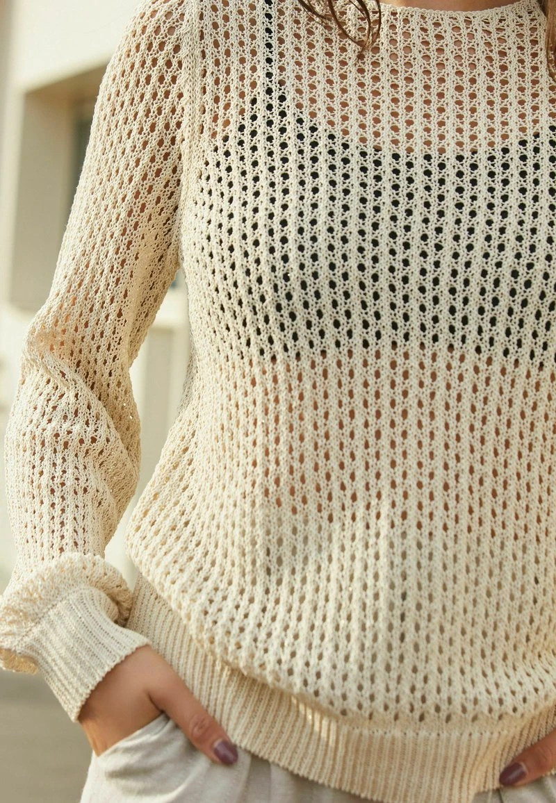 Next FOIL STITCH - Strickpullover - Neutral Brown | Damen 3 Next FOIL STITCH - Strickpullover - Neutral Brown | Damen – Bild 3