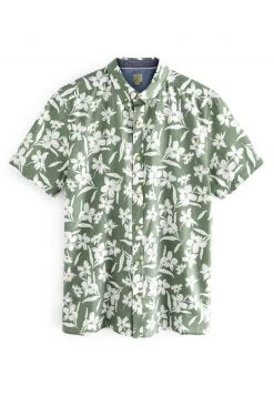 Next Herren SHORT SLEEVE - Hemd - Green Floral -Next Verkäufe 2022 7c334d6e32d340f5913347049d2b4bc2