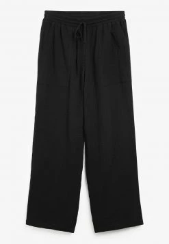 Next Damen TEXTURED - Nachtwäsche Hose - Black -Next Verkäufe 2022 7c8918e7d1704273972ebda47c6af951