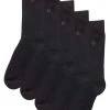 Next Herren BLACK PLAIN COMFORT SOCKS FIVE PACK - Socken - Black