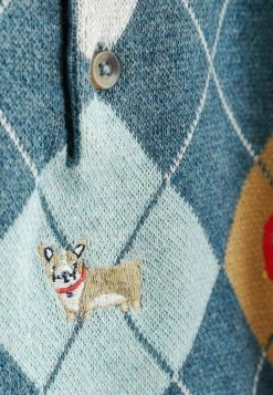 Next Kinder ARGYLE PATTERN - Poloshirt - Blue -Next Verkäufe 2022 7d54d9cccda44349a38014eee436d2bb