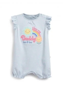 Next Kinder SINGLE ROMPER - Pyjama - Purple Daddy Retro