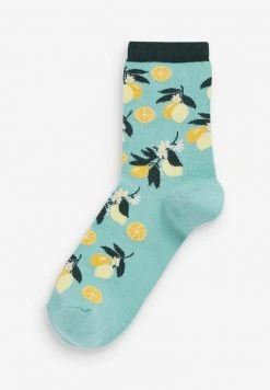 Next Damen LEMON STRIPE 5 PACK - Socken - Teal -Next Verkäufe 2022 7ea2bf4ea1bd416cb48878659d1960ad