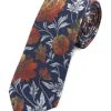 Next Herren FLORAL - Krawatte - Blue Navy
