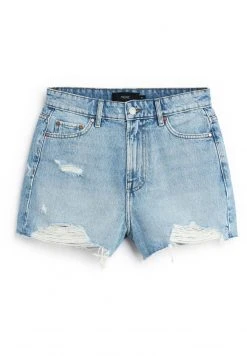 Next Damen MINI - Jeans Shorts - Bleach Blue -Next Verkäufe 2022 7eec1480fe534f07b102f61512507fd4