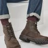 Next TALL ZIP CLEATED - Schnürstiefelette - Mottled Brown | Herren
