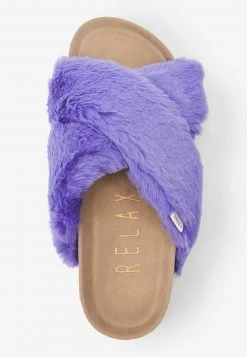Next Hausschuh - Purple Faux Fur | Damen -Next Verkäufe 2022 7f28ed4babc2491c816ddc0e186f05a6
